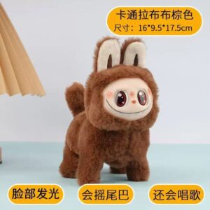 Brown-[silicone face] opp bag / 15cm