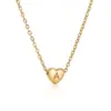 Wholesale Fashion Letter Heart Shape Titanium Steel Plating Necklace 1 Piece