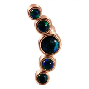 Colorful-Rose Gold / Rod Thickness * Rod Length 1.2x6mm