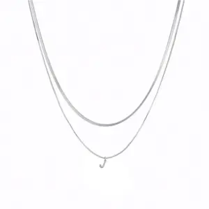 White Gold Color Double Layer / J