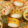 Wholesale Autum Washi Tape Sunflower Autum Creative DIY Decorative Hand Ledger Tape