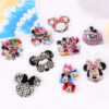 Wholesale New Loose Powder Cross-Border Cartoon Mickey Cute Pendant Jewelry Acrylic Pin Cute DIY Patch Accessories