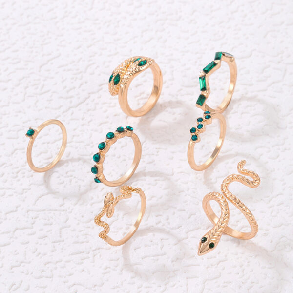 oly-1fb2e96803f1886d63fea149d445d5a8 Wholesale Geometric irregular fashion ring set