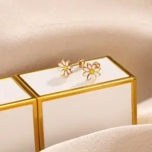 Gold Small Daisy (single Piece)