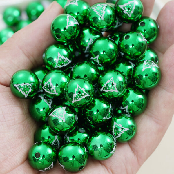 Wholesale Christmas Tree Beads Acrylic Beads
