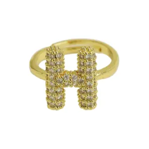 Gold Ring H / Adjustable opening