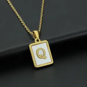 Square White Shell Q