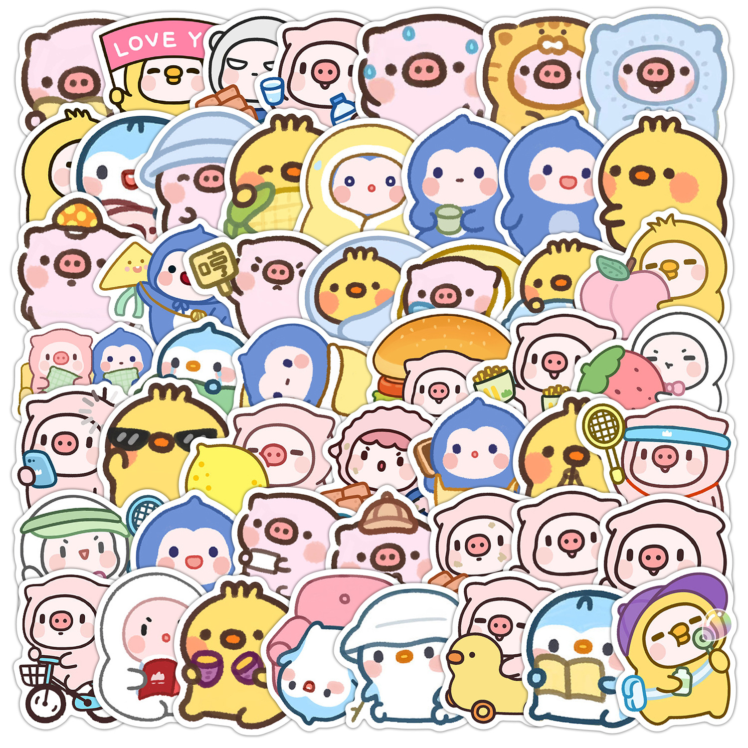 Wholesale 50 cute graiti stickers waterproof decorative stickers