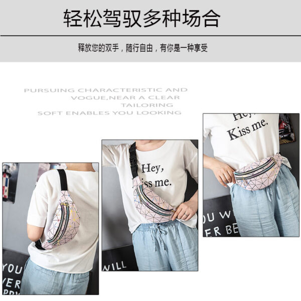 oly-2012da4e6e2c9452b83a006495a92853 Wholesale 2020 New Laser Sports Multi-Layer Outdoor Fashion Sequin Waist Bag Men's Women's Diagonal Chest Bag Wholesale Urban Style