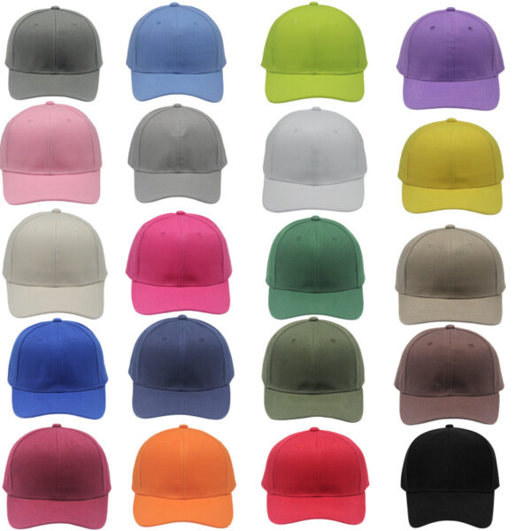 Wholesale Mao Qing baseball cap polyester solid color light plate cap fashion all-match advertising hat cross-border printing embroidery logo