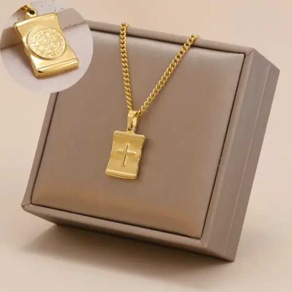 Wholesale Fashion Heart Shape Stainless Steel Plating Pendant Necklace 1 Piece