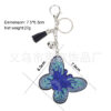 Wholesale Colorful diamond studded butterfly keychain