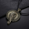 Wholesale Nordic Amulet Necklace Viking Crow Pendant Blackbird Celtic Crow Necklace Men and Women Jewelry
