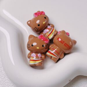 11-Black skin-+Red, blue, yellow / [Sold per piece] Size approx. 19 x 26 mm, aperture approx. 3.3 mm