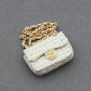 One shoulder scented cloth bag white
