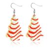 Wholesale Colorful Christmas Tree Earrings