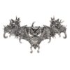 Wholesale Halloween Celebration Metallic Embossed Bat Hairpin Spring Clip Retro Funny Dark Style Matchinging Hair Accessories Horizontal Clip for Women