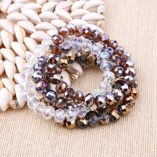 Fashion Geometric Beaded Crystal Beaded Bracelets Wholesale