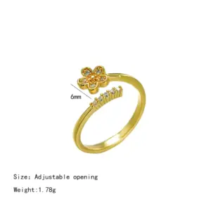 J103 Golden Five-Leaf Flower