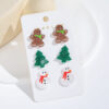 Wholesale Christmas combination earrings