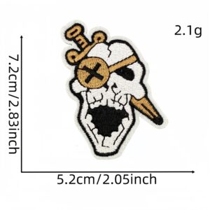 Punk style badge cloth sticker 11 #