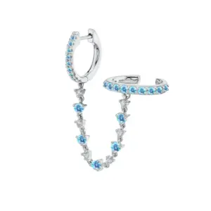Light Blue (Single) White Gold Color