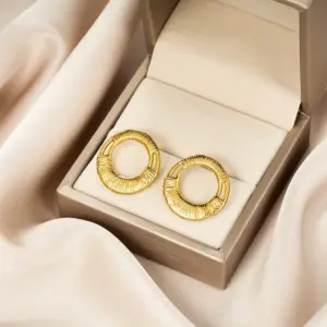 E1379-A (Gold Stud Earrings Pairs)