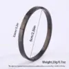 Wholesale PVD Coated Real Gold Plated 18K Gold Solid Color 304 Stainless Steel Simple Style Waterproof Non Tarnish 304 Stainless Steel Bangle