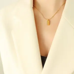 P610-gold Necklace-40 + 5cm