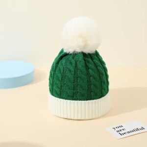 Stranded Christmas Hat Green