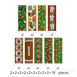 Ball sports series transparent crystal label pen sticker waterproof sticker set (18 pieces/set)-8