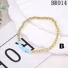Copper Plating Geometric Artificial Gemstones Copper Bracelets