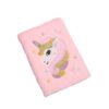 Wholesale Girly Unicorn Notebook eamy Cartoon Plush Notepad