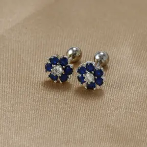 E1171 Silver-Dark Blue