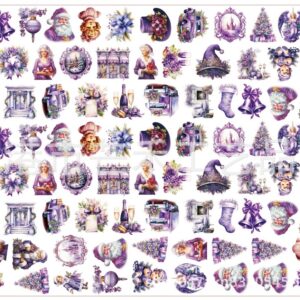 Wholesale Purple Christmas patch acrylic piece DIY accessories 2/4/6/8cm