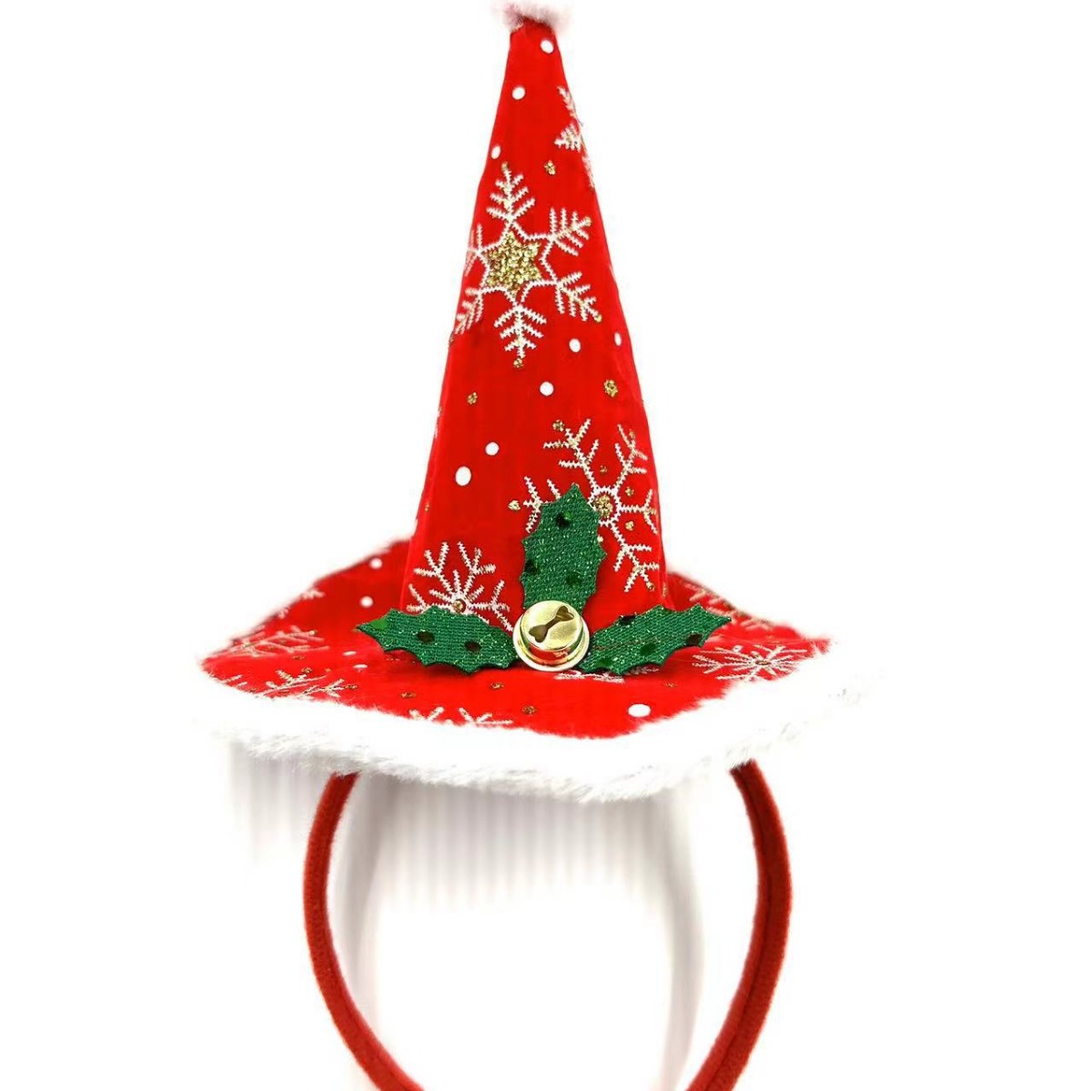 Wholesale Christmas red bow headband