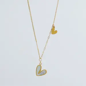1 [Ah615] Size Love Necklace / Gold