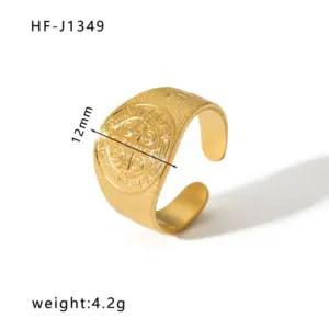 HF-J1349-Gold / Adjustable Opening