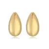 Wholesale 1 Pair Ig Style Casual Simple Style Water Droplets Plating Inlay Copper Zircon 18k Gold Plated Ear Studs