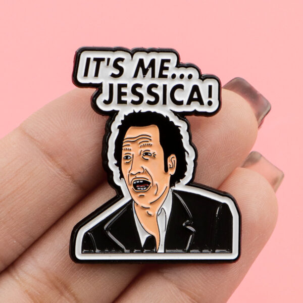 Wholesale Quote Brooch Cartoon Metal Badge Creative English Accessories
