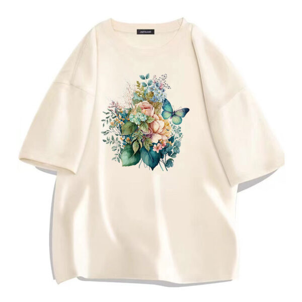 Wholesale Flower and butterfly heat transfer