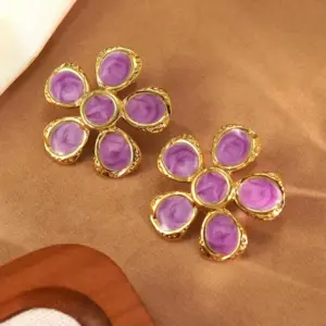 ED-487—17 Purple—6 Pairs in a Pack