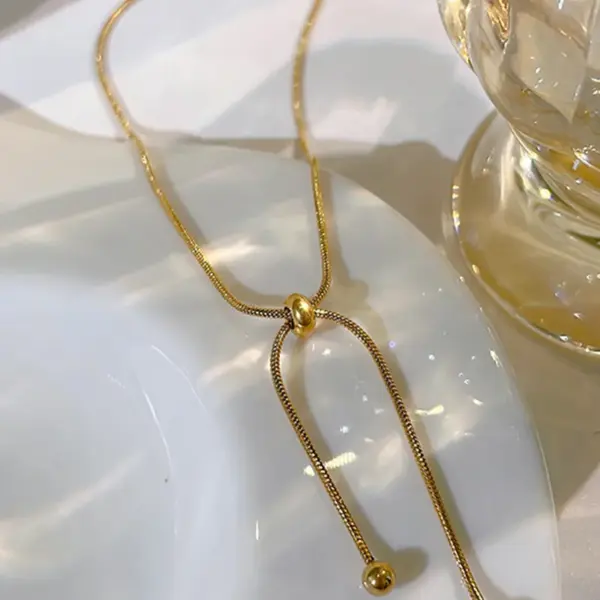 Wholesale Simple Style Solid Color Stainless Steel Women's Anklet