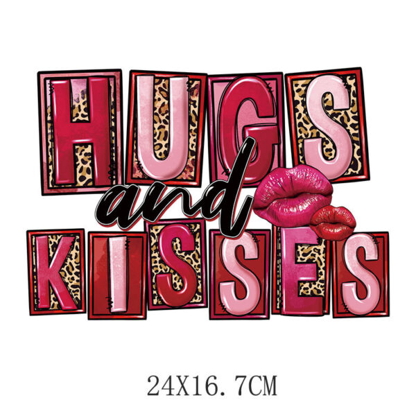 Wholesale Pink Valentine's Day Heat Transfer