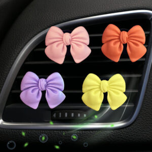 Wholesale Cute candy-colored bow car decoration