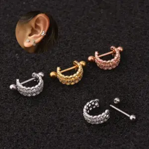Wholesale Ear Cartilage Rings & Studs Exaggerated U Shape Metal