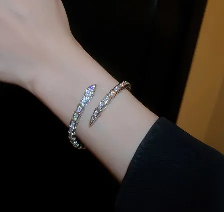 Wholesale Square Snake Copper Fashion Bangle