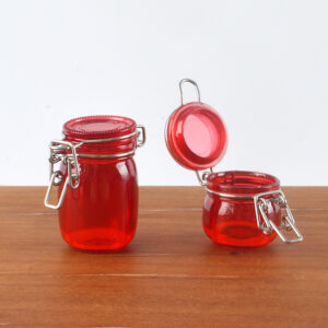 Storage jar red