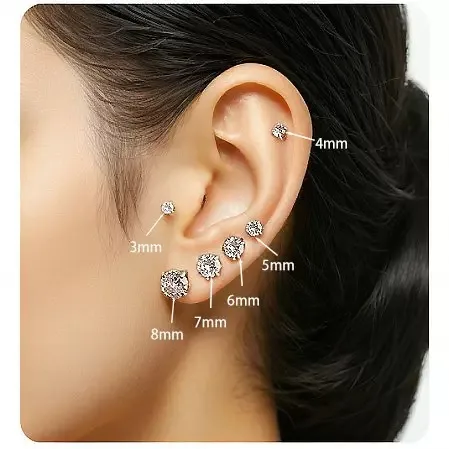 Wholesale Simple Butterfly Buckle Titanium Steel Ear Studs Unisex Versatile Earring Design Elegant Minimalist Jewelry Accessory