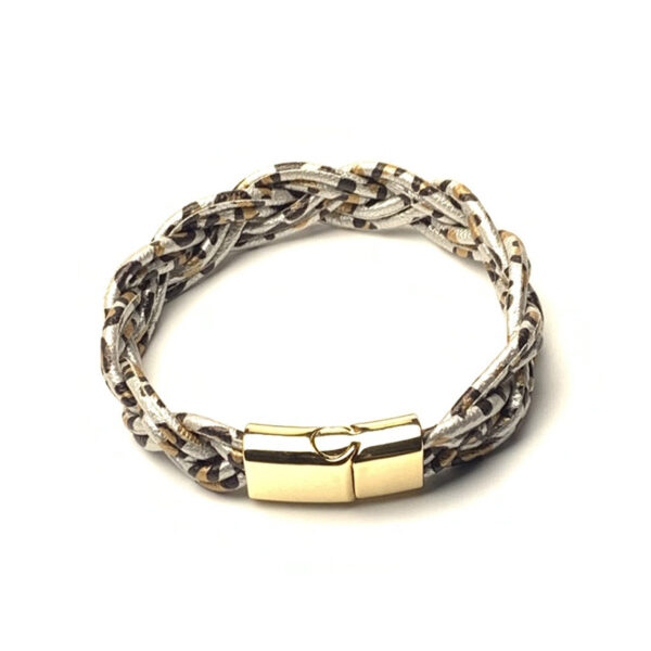 oly-216af7a5366704d2b93306493af343e9 Wholesale 6 Strands Braided Bracelet Plastic Jelly banglesPVC Silicone Hose Leopard Leather Bracelet suit Cross Border Hot Sale